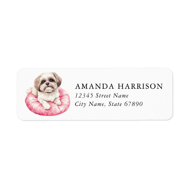 Shih Tzu Return Address Labels (Front)