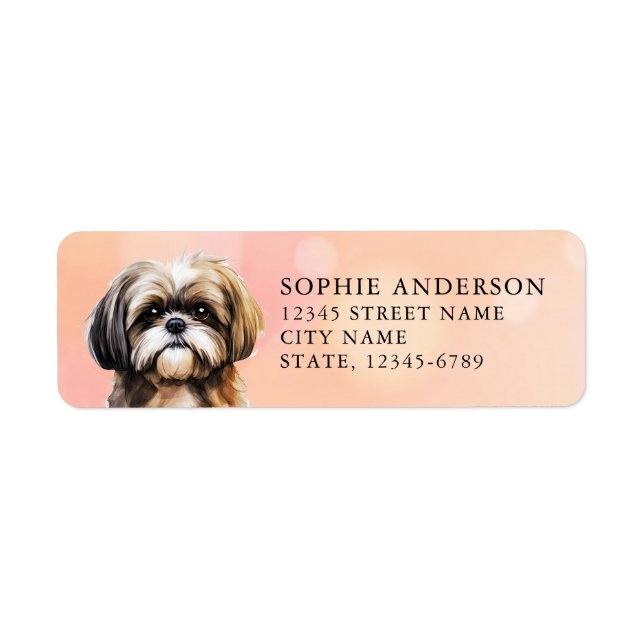 Shih Tzu  Return Address Labels (Front)