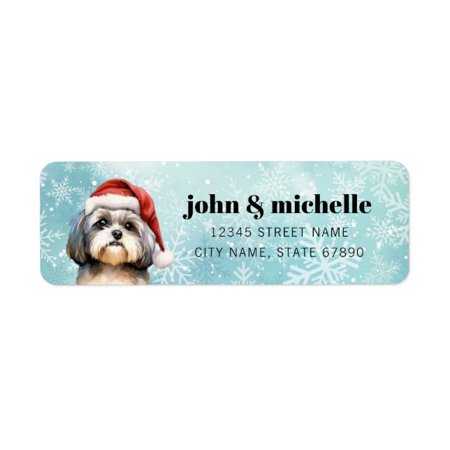 Shih Tzu Return Address Labels (Front)
