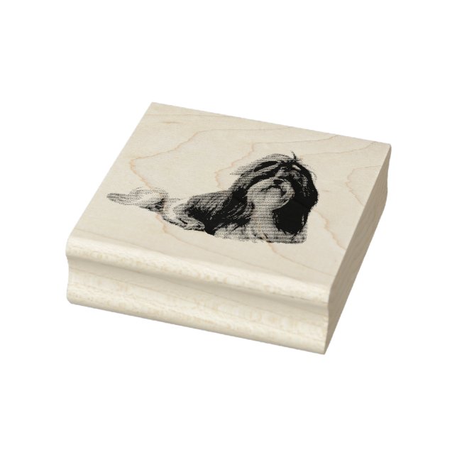 Shih Tzu Rubber Stamp (Stamp)