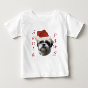 Shih Tzu Santa Paws Baby T-Shirt