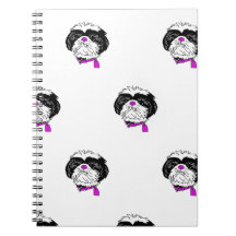 Shih Tzu Spiral Photo Notebook