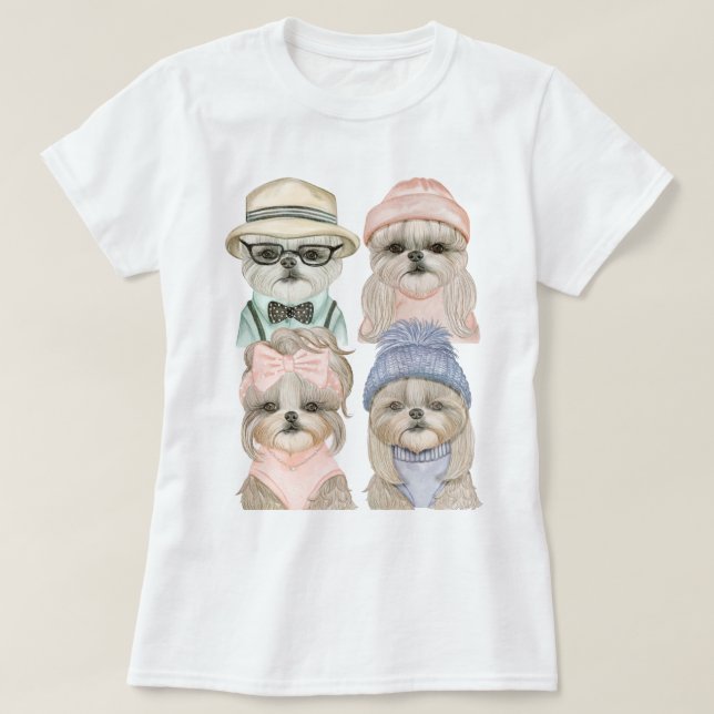  Shih Tzu T-Shirt (Design Front)