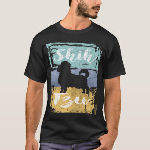 Shih Tzu Tee - Vintage Retro Shih Tzu Dog