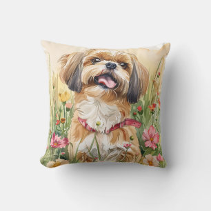 Shih Tzu Throw Pillow