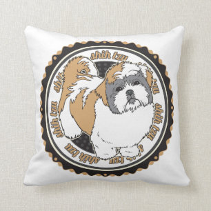 Shih Tzu Throw Pillow