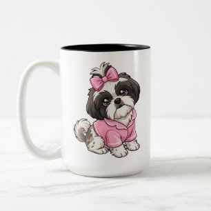 Shih Tzu Two-Tone Coffee Mug