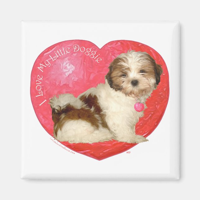 Shih Tzu Valentine's Day Magnet (Front)