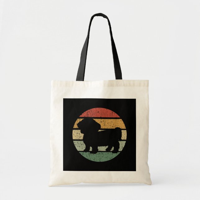 Shih Tzu Vintage Tote Bag (Front)
