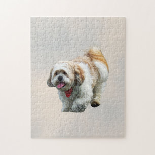 Shih Tzu Walking Jigsaw Puzzle