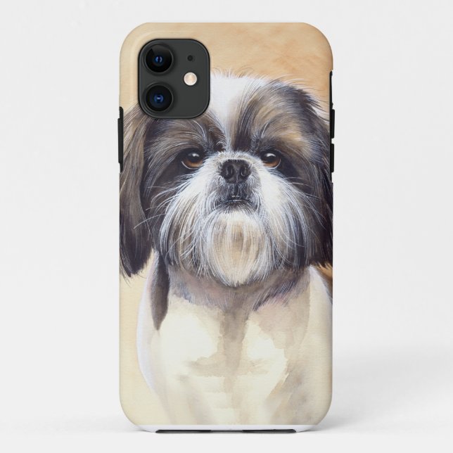 Shih Tzu watercolor iPhone 5 case (Back)