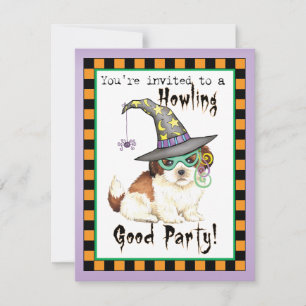 Shih Tzu Witch Invitation