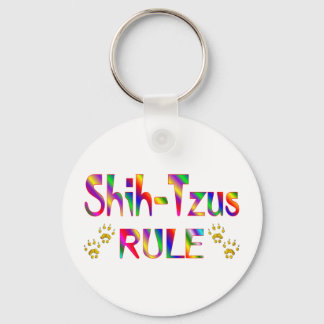 Shih-Tzus Rule Keychain
