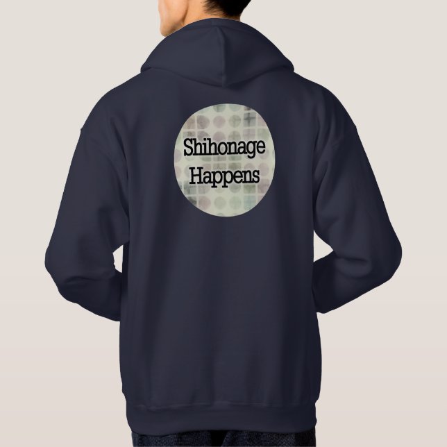 Shihonage Happens - Aikido Humour Hoodie (Back)