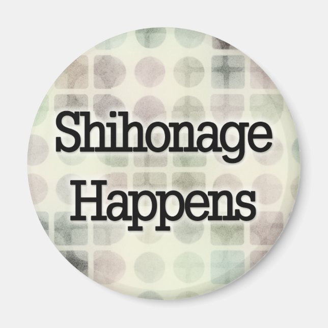 Shihonage Happens - Aikido Humour Magnet (Front)
