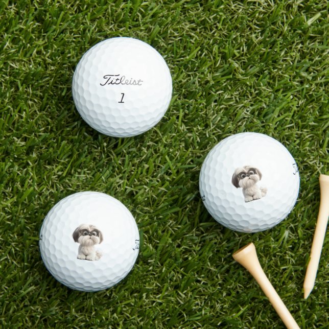 Shihtzu Golf Balls (Insitu Grass)