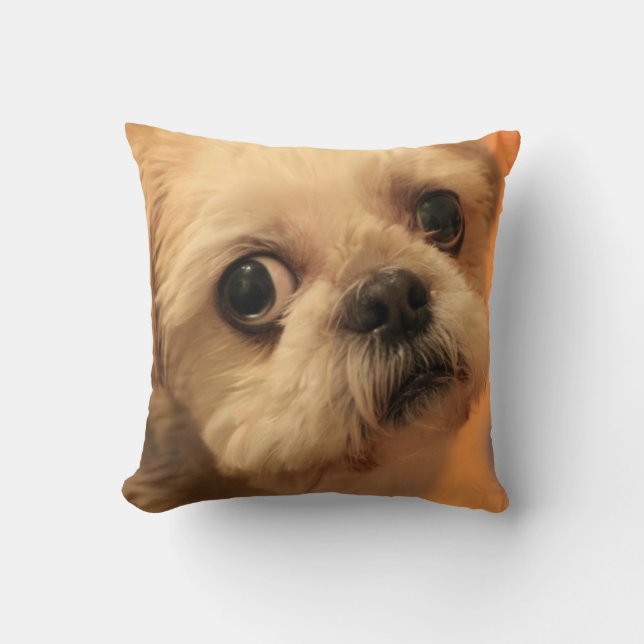 Shihtzu Throw Pillow (Front)