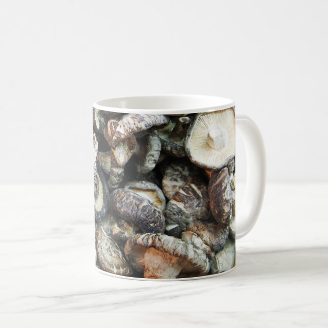 Shiitake Mushrooms Coffee Mug (Front Right)