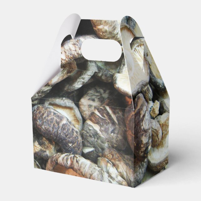 Shiitake Mushrooms Favor Box (Front Side)