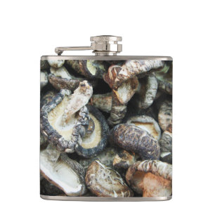 Shiitake Mushrooms Hip Flask