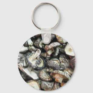 Shiitake Mushrooms Keychain