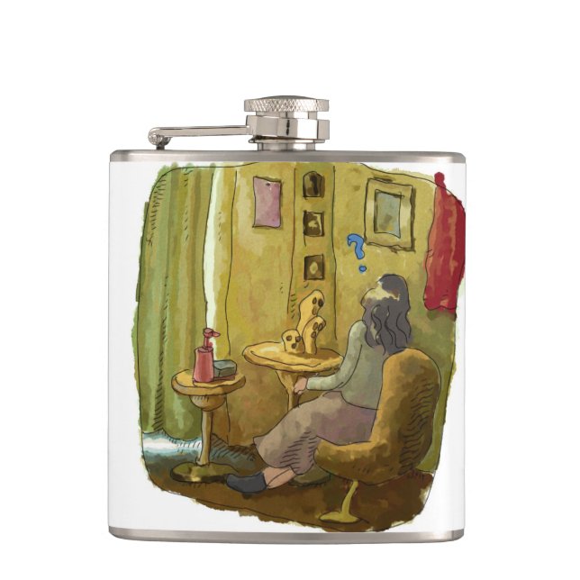 Shiji Sakuni Hip Flask (Front)