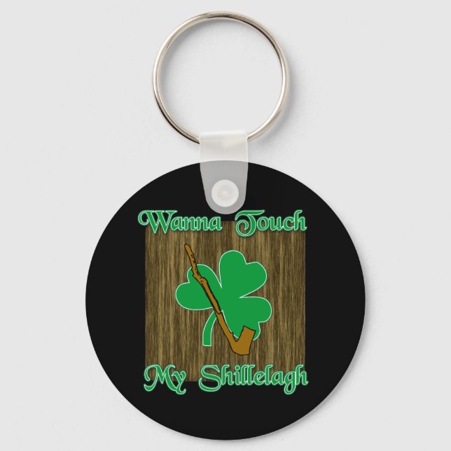 Shillelagh Black Keychain (Front)