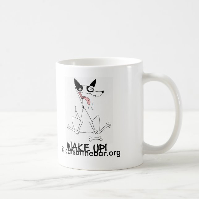 "Shilo le Chat-Chien" réveillent la tasse (Droite)