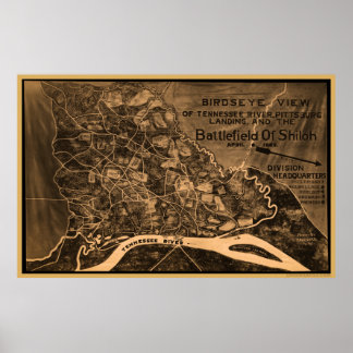 Shiloh Bird's Eye View Poster
