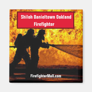 Shiloh Danieltown Oakland Firefighter Magnet