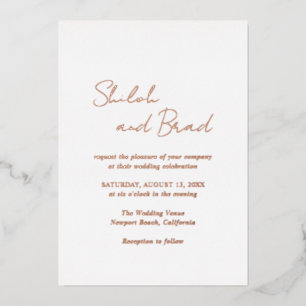 Shiloh Modern Elegant Wedding