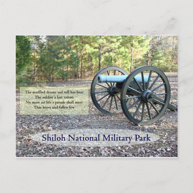 Shiloh National Military Park Postcard (Front)