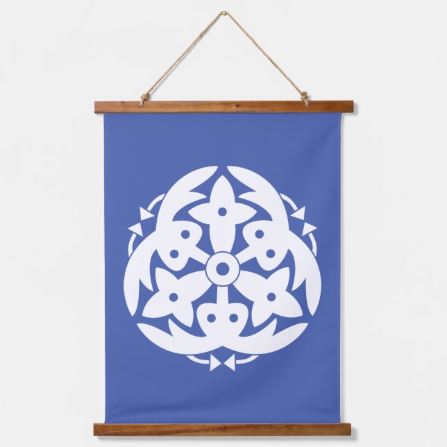Shimabara Forsythia Hanging Tapestry (Front)