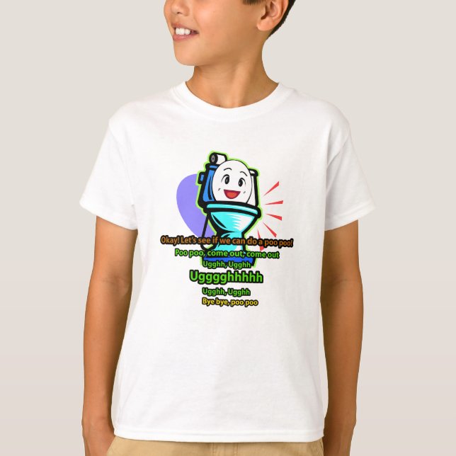 Shimajiro Toilet Training T-Shirt (Front)