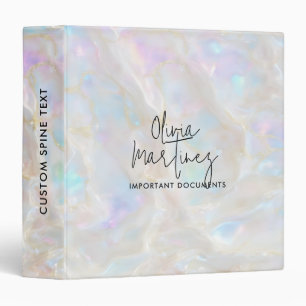 Shimmer Opal Iridescent Background Binder