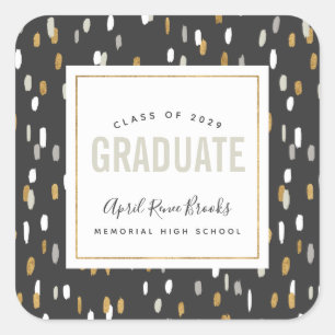 Shimmer Personalized Graduation Stickers