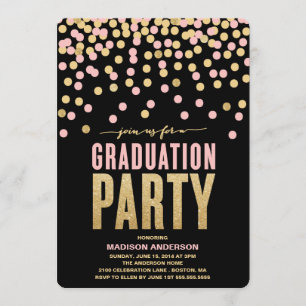 Shimmer & Shine Graduation Party Invitation