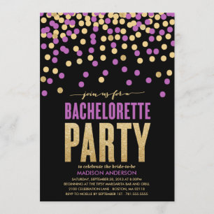 SHIMMER & SHINE  INVITATION DE LA PARTIE BACHELORE