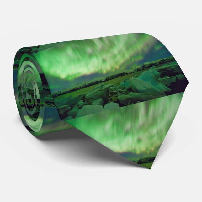 Shimmering Aurora Tie (Rolled)