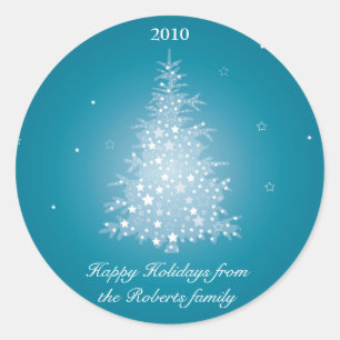 Shimmering Christmas Tree Sticker