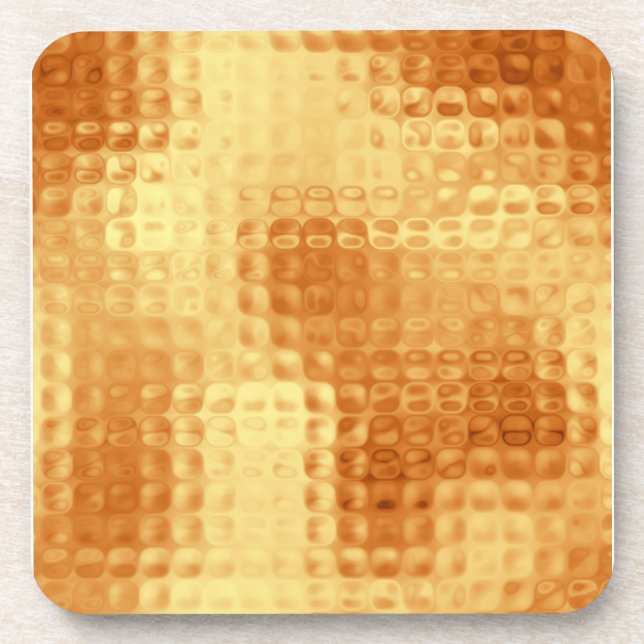 Shimmering Copper Coaster (Front)