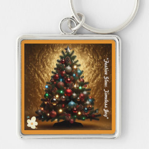 "Shimmering Festivities" Keychain