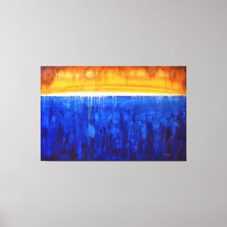 SHIMMERING LUMINESCENCE, Art Therapy Giclee Canvas Print