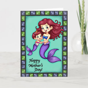 Shimmering Mother Child Card