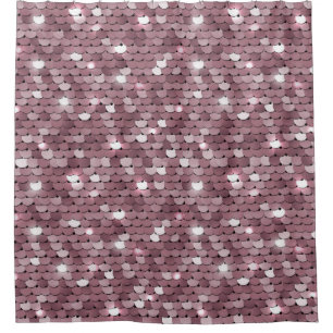 Shimmering Pink Sequined Fabric Texture