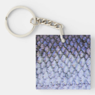 Shimmering Salmon Keychain