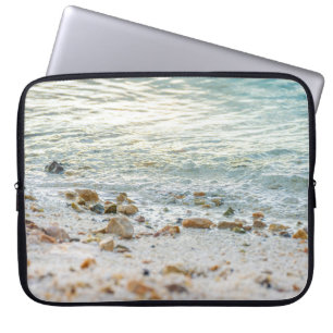 Shimmering Sea for a Coastal Remote Worker Laptop Sleeve