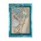 Shimmering Seashell Teal Beach Rsvp Invitation