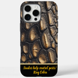 Shimmering snake skin patterns in light iPhone 16 pro max case
