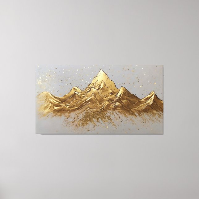 Shimmering Summits Canvas Print (Front)